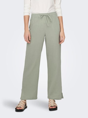 Wide leg Pantaloni 'THEIS' di JDY in verde: frontale