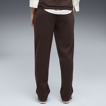 PUMA Loosefit Broek 'Essentials' in Bruin