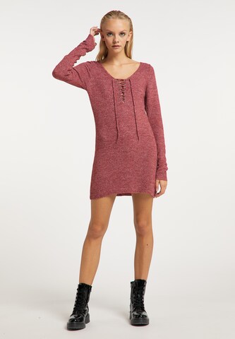 myMo ROCKS Knitted dress in Red