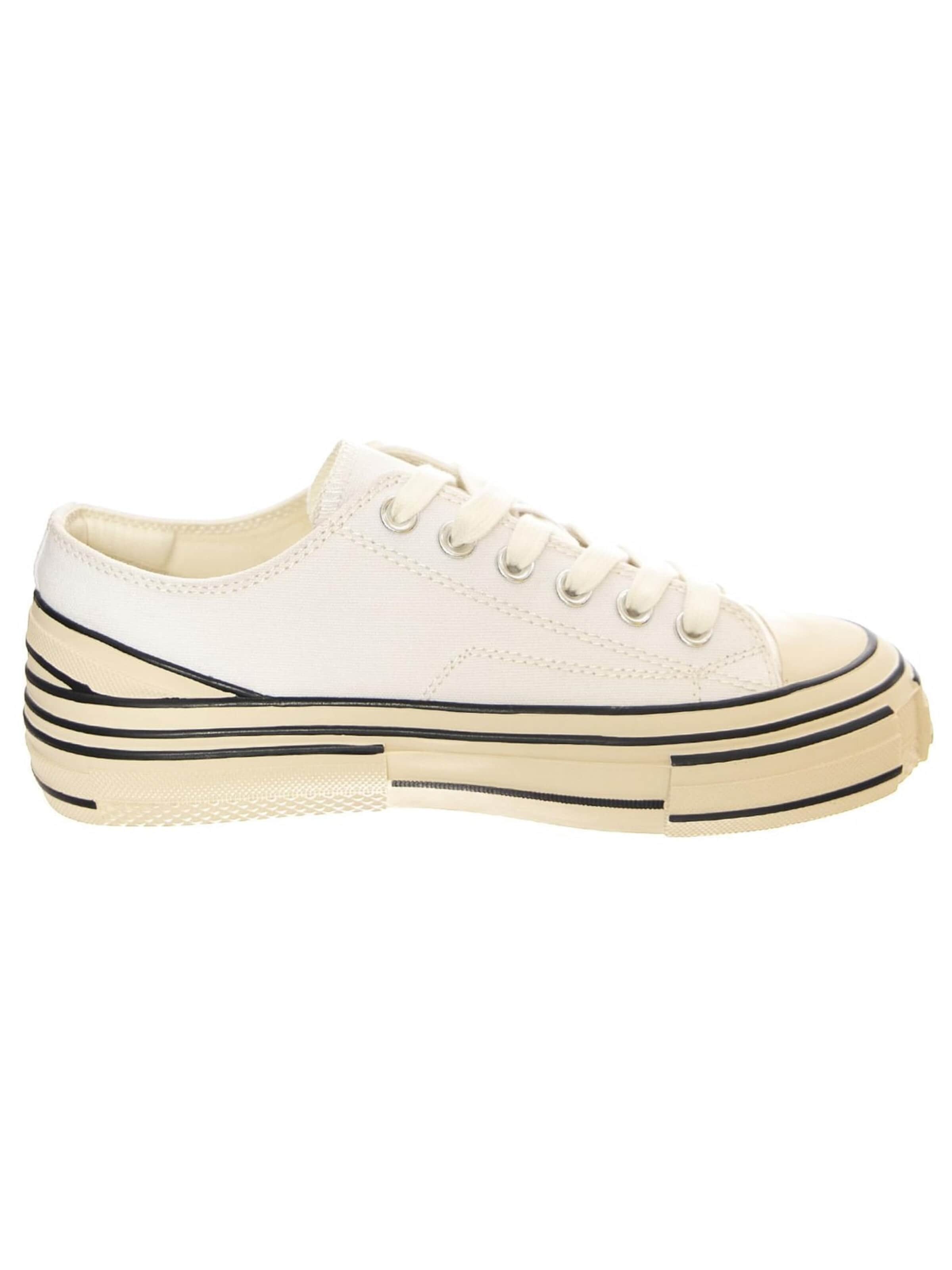 Jeffrey Campbell Sneaker low 'JC Play Endorphin-H Canvas White Shoes' i hvid