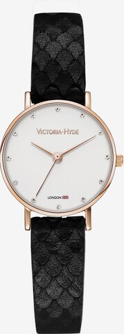 Victoria Hyde Uhr in Schwarz: predná strana