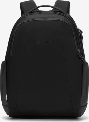 Pacsafe Rucksack in Schwarz: predná strana