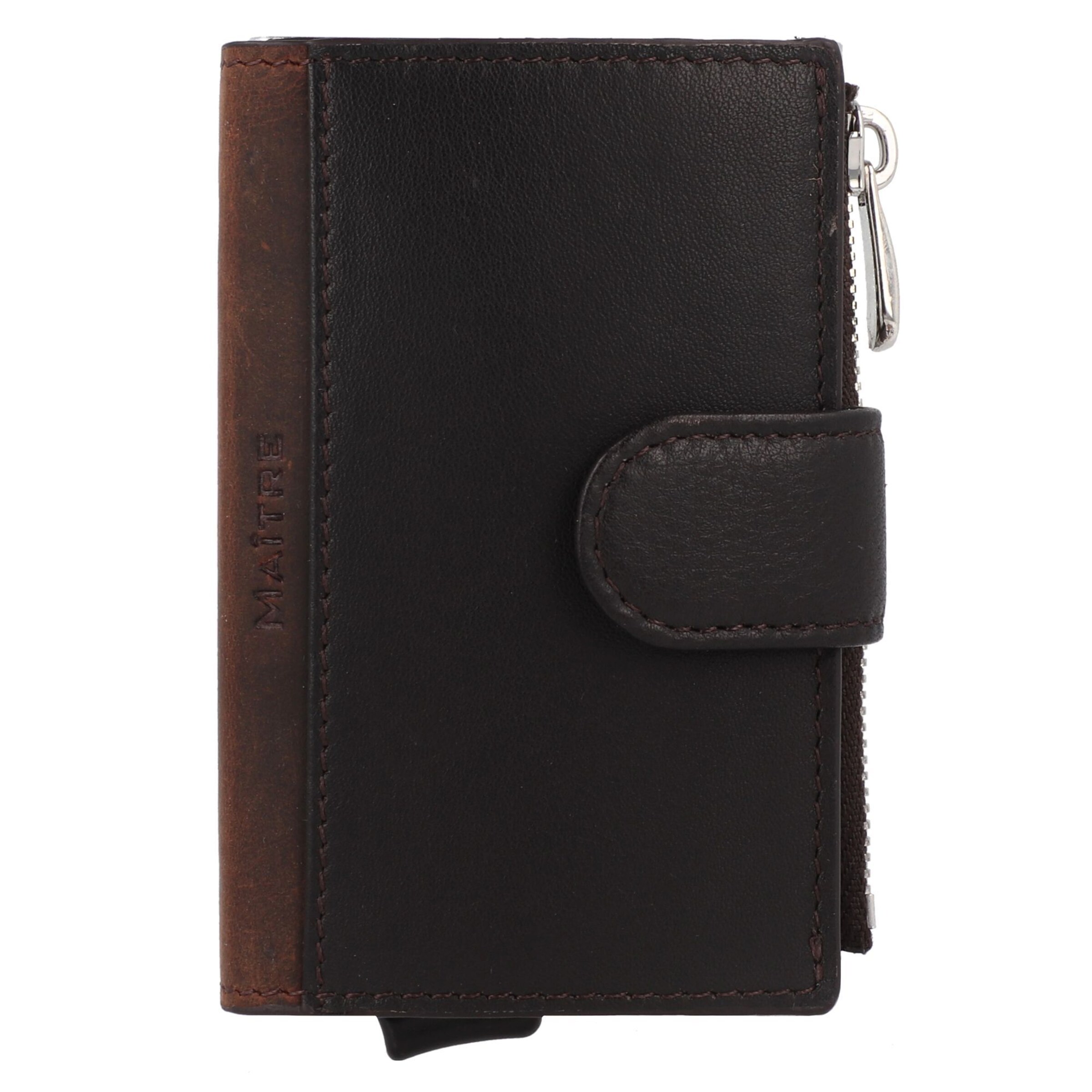 Maître Wallet 'C-Four' in Brown: front