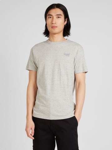 T-Shirt Superdry en gris : devant