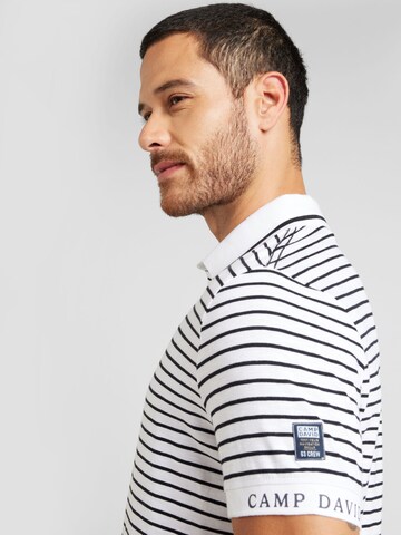 CAMP DAVID Shirt in Wit