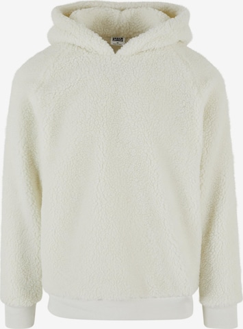 Urban Classics - Sweatshirt 'Sherpa' em branco: frente