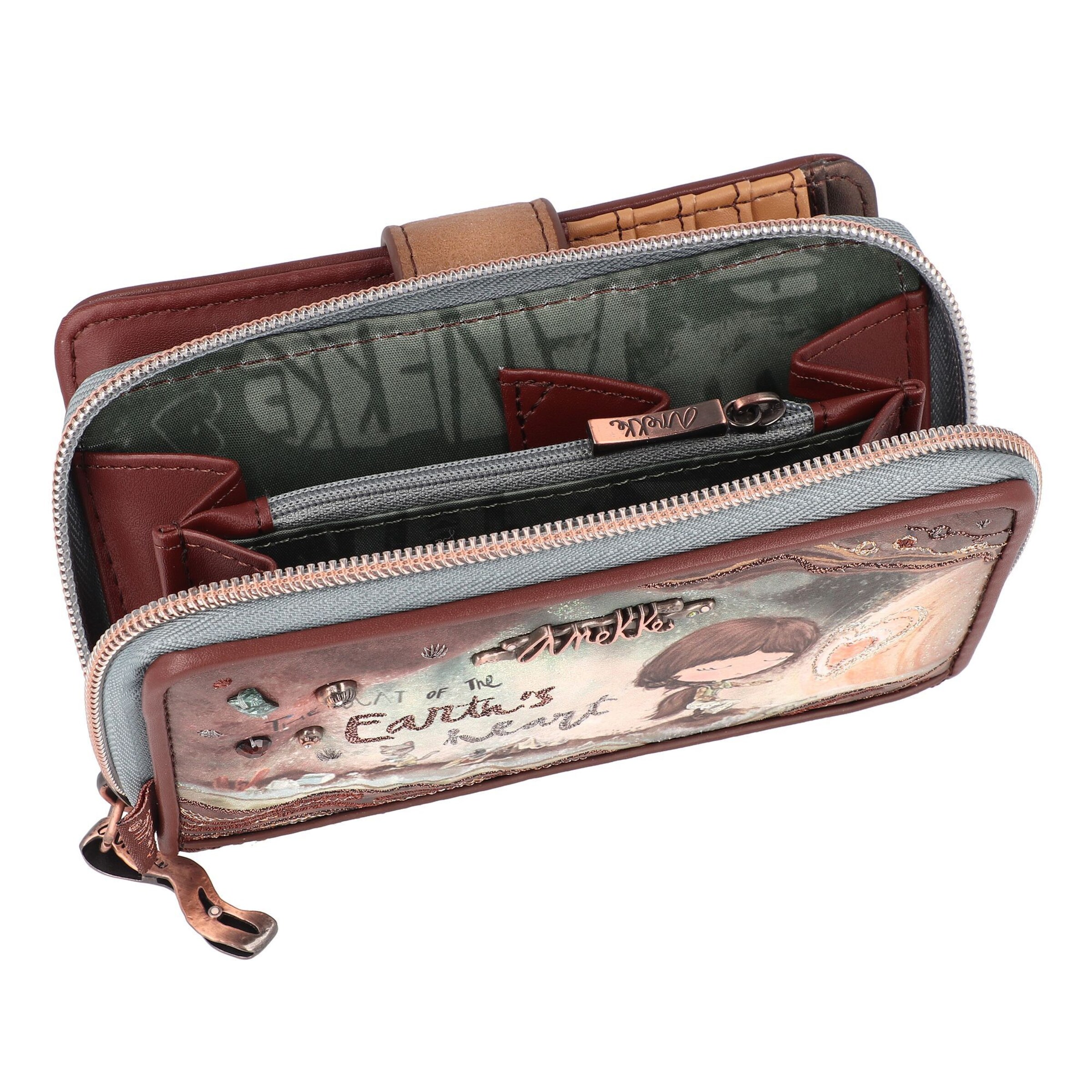 Anekke Wallet in Brown