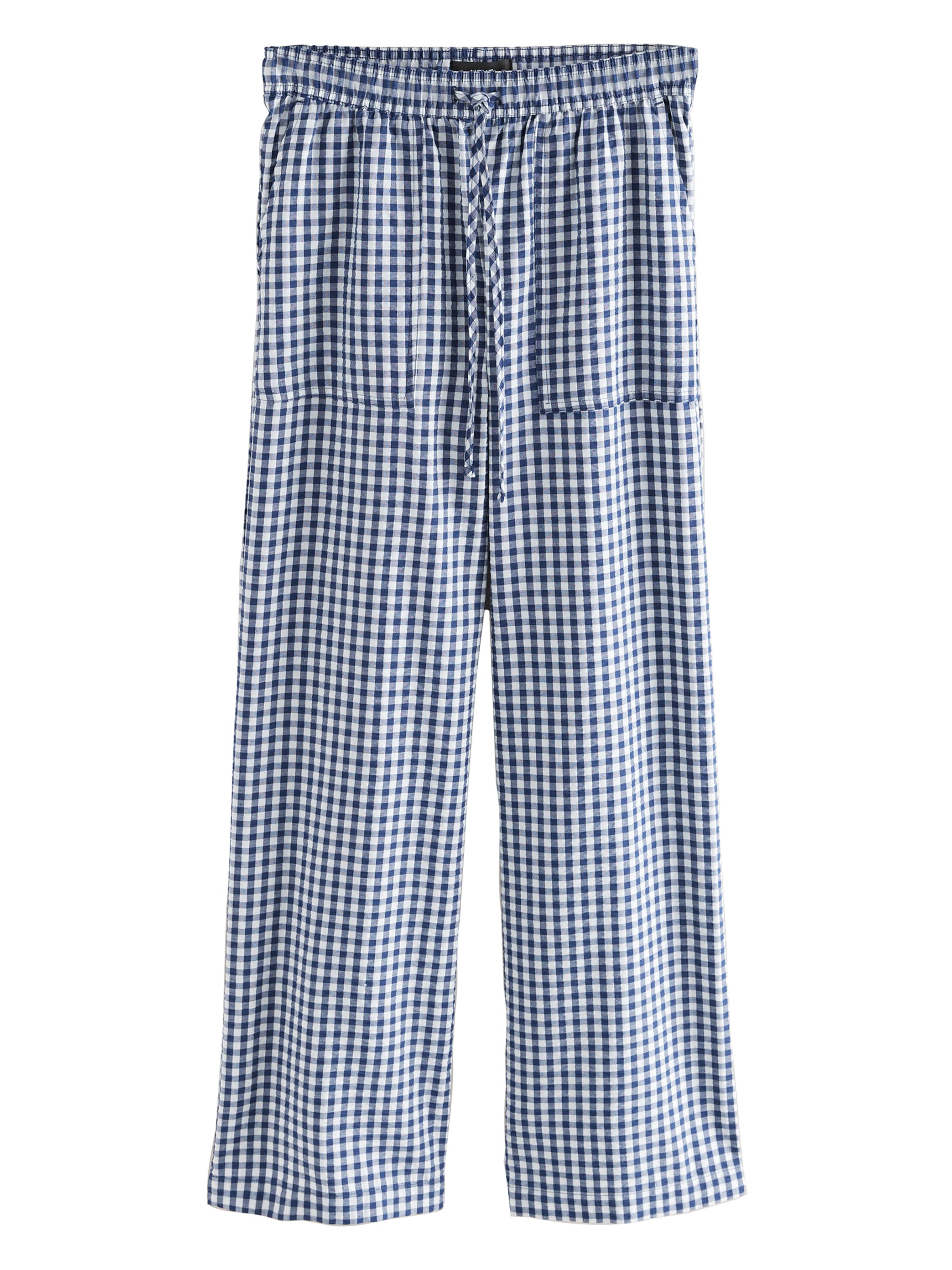 Wide Leg Pantalon Next en bleu : devant