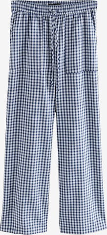 Wide Leg Pantalon Next en bleu : devant