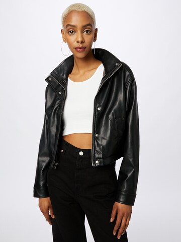 Abercrombie & Fitch Between-season jacket in Black: front