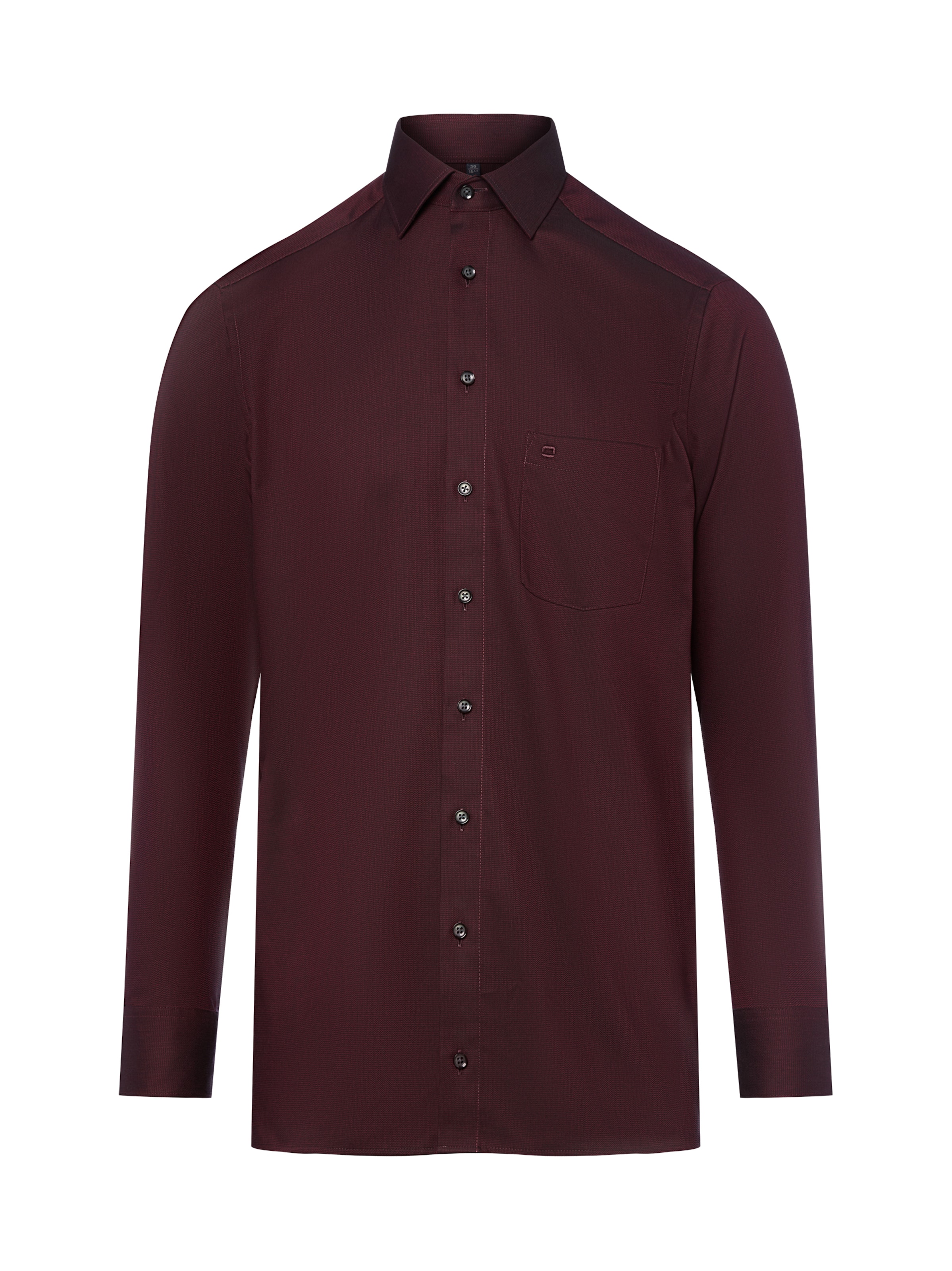 OLYMP Regular Fit Hemd in Rot: Vorderseite