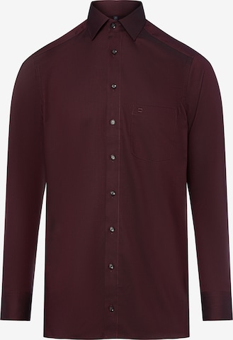 OLYMP Regular Fit Hemd in Rot: Vorderseite