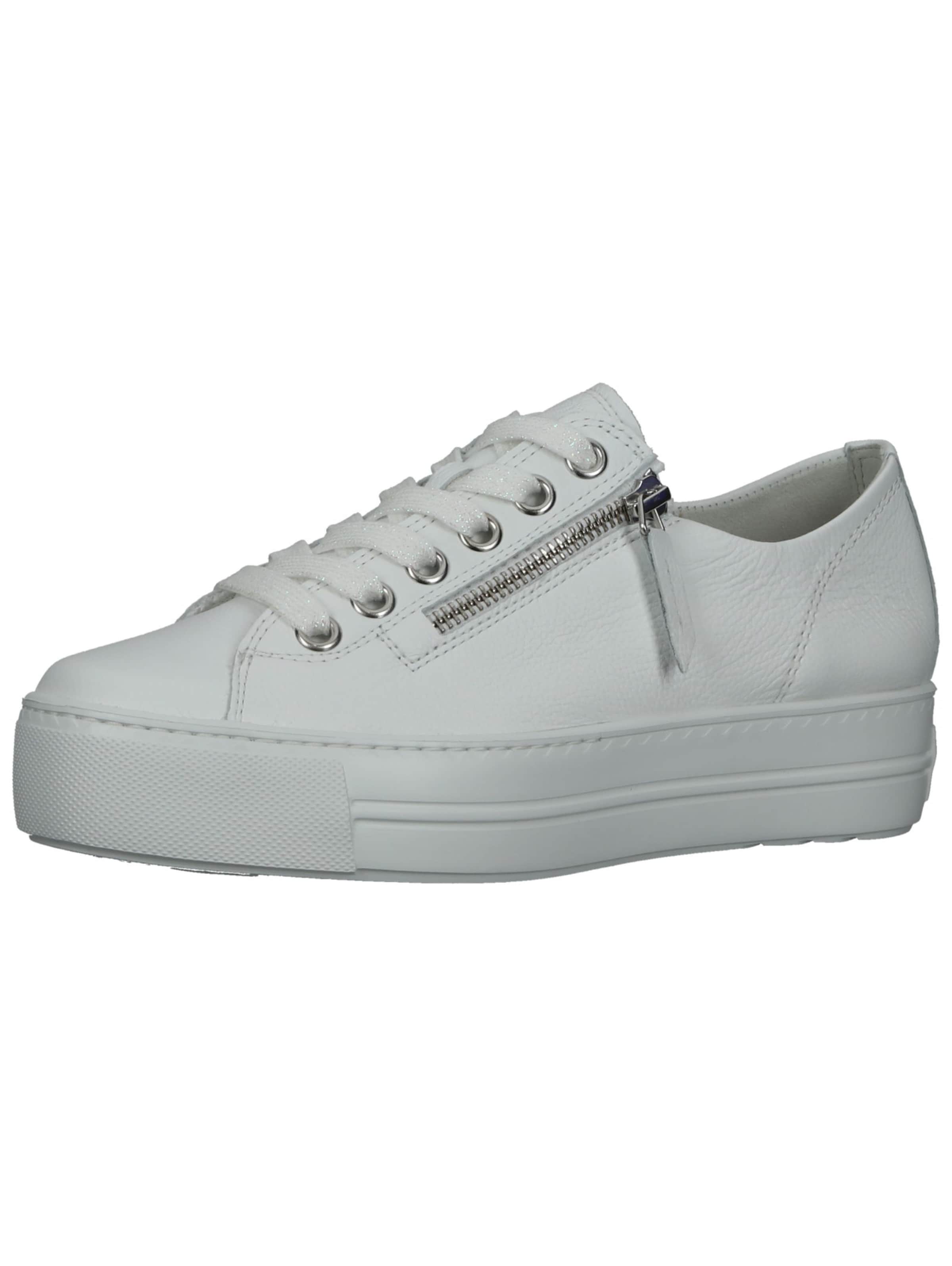 Baskets basses Paul Green en blanc : devant