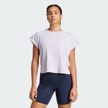 ADIDAS PERFORMANCE Functioneel shirt 'STUDIO' in Lila: voorkant