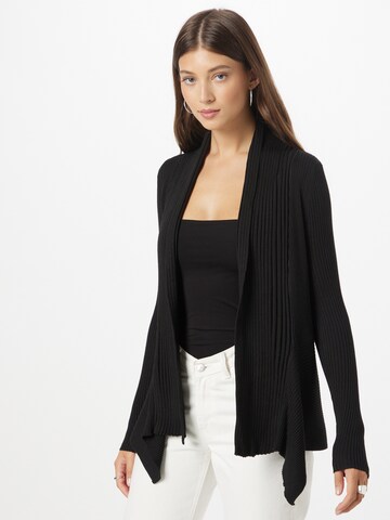 ESPRIT Knit Cardigan in Black: front