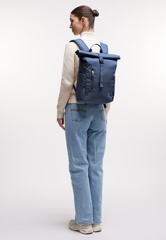 Zaino 'Rolltop Easy Small' di Got Bag in blu: frontale