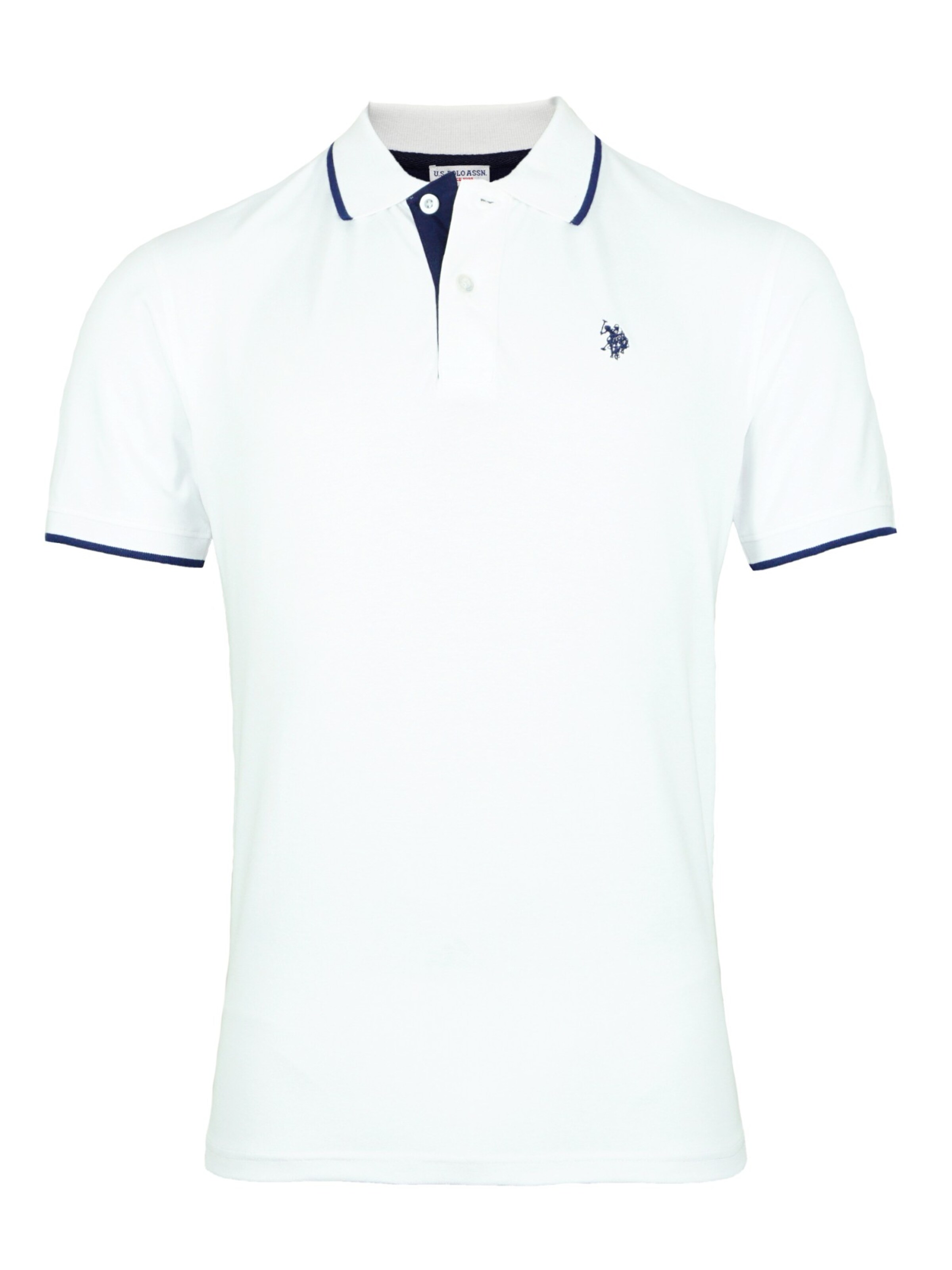 T-Shirt U.S. POLO ASSN. en blanc : devant