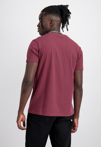 ALPHA INDUSTRIES Shirt in Red