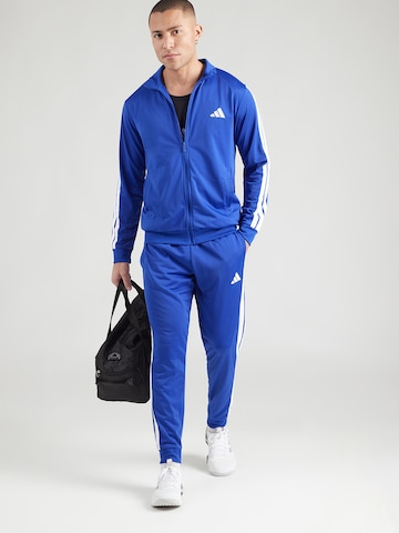 ADIDAS SPORTSWEAR Tepláková souprava – modrá: přední strana