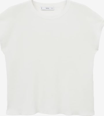 MANGO Pullover 'GARCIA' in Weiß: Vorderseite