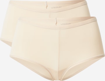 uncover by SCHIESSER Truse i beige: forside