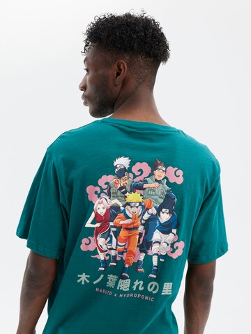hydroponic - Camiseta 'Hydroponic x Naruto Group Graphic T-Shirt' en azul