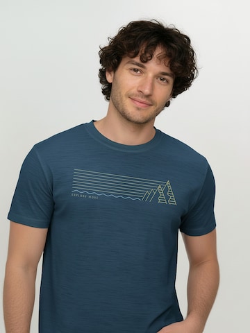 Maglia funzionale ' Loom Nature Explore ' di GREENBOMB in blu