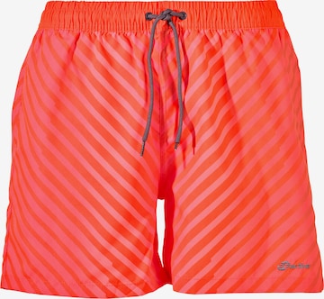 BECO the world of aquasports Board Shorts in Red: front