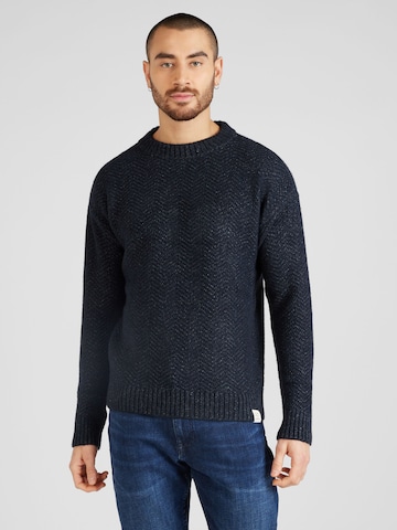 Pull-over 'EMIL' MUSTANG en bleu : devant