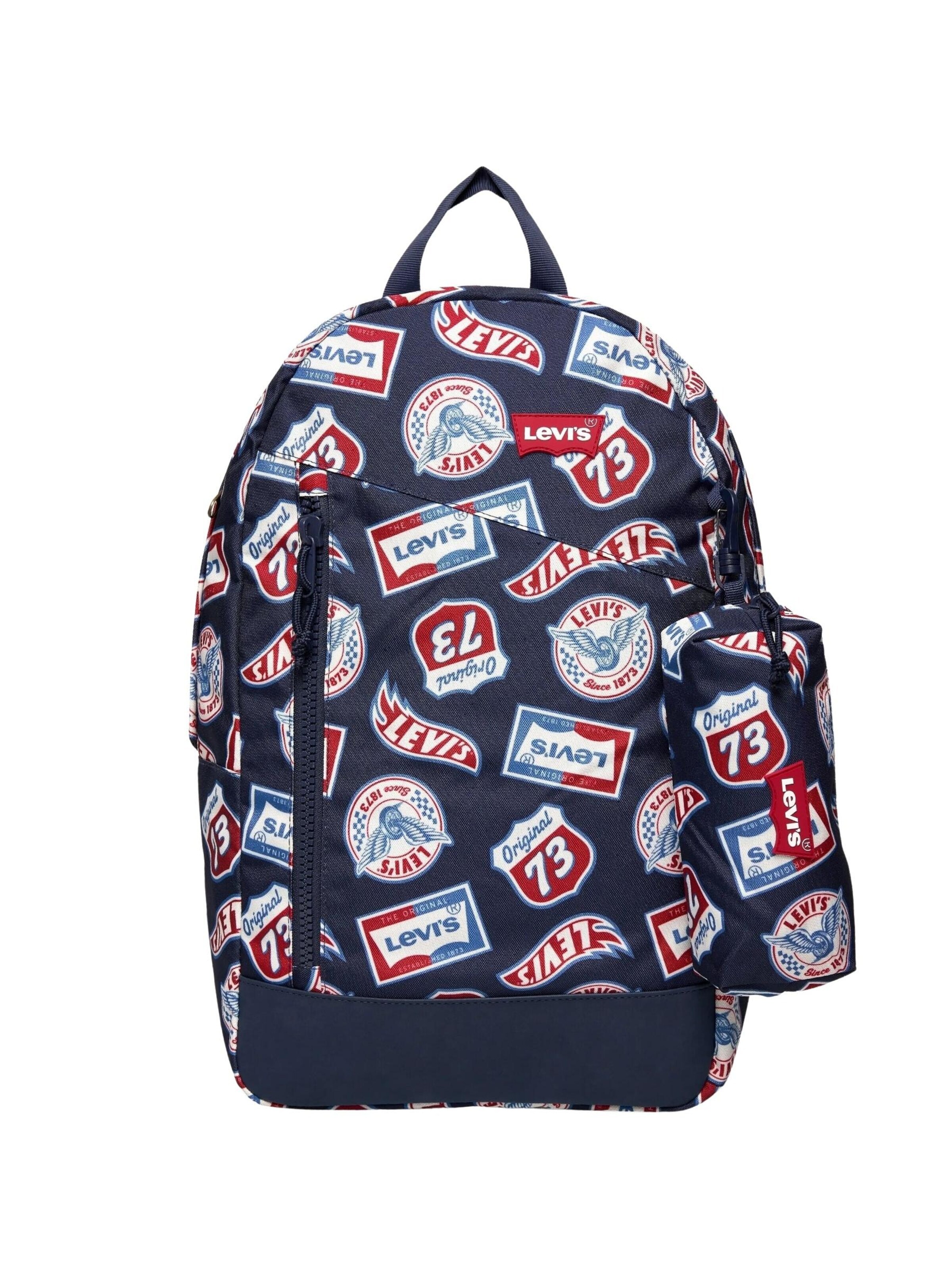 Levi's Kids Rugzak 'LEVI'S kids EXPLORE PACK W/ PENCIL CASE ZAINO' in Onesize in de kleur Blauw, Productweergave