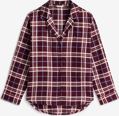 Tommy Hilfiger Underwear Pidžama 'Essential' u plava / bordo / bijela, Pregled proizvoda