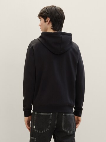 TOM TAILOR DENIM - Sudadera con cremallera en negro