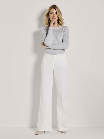 MADELEINE Wide Leg Hose in Weiß