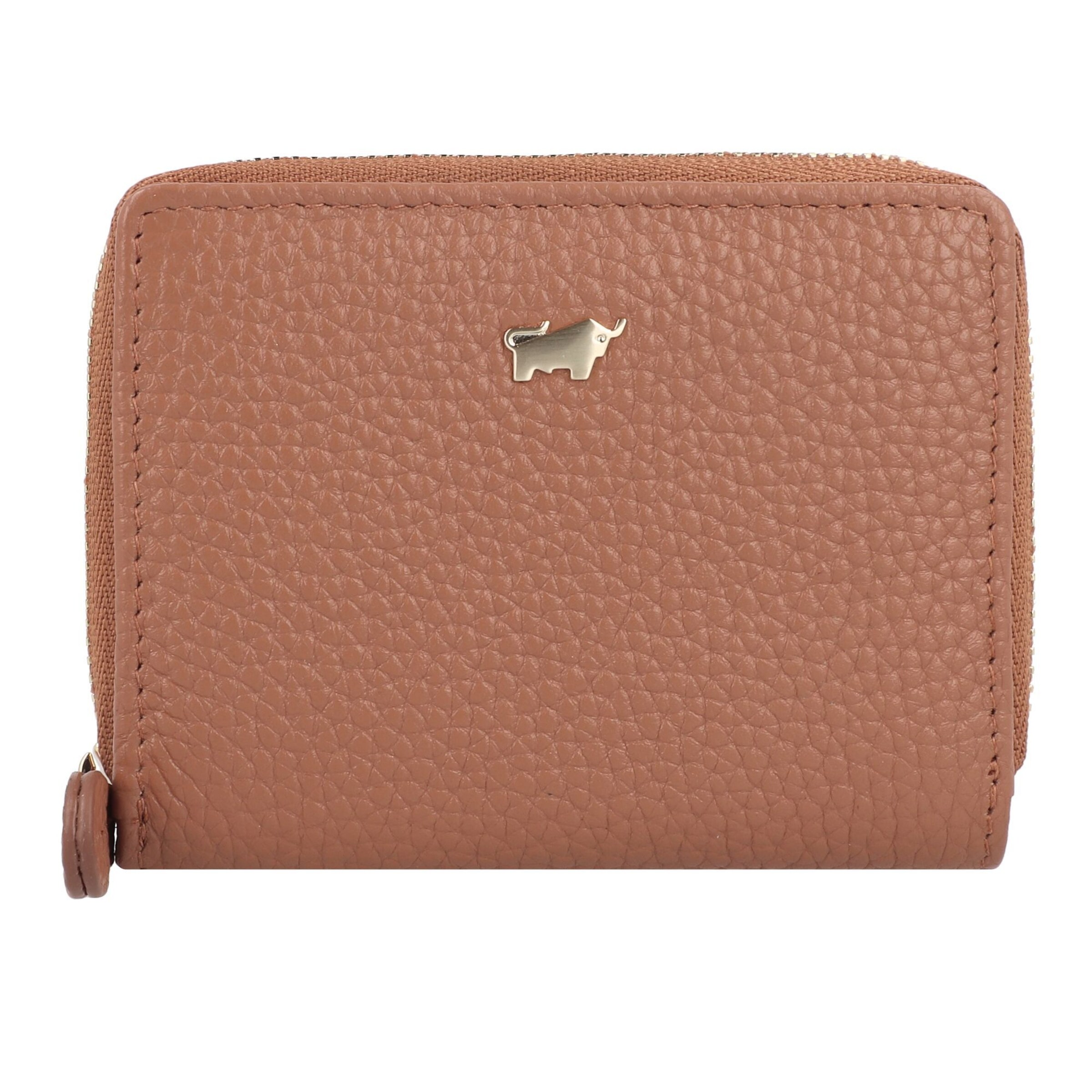 Porte-monnaies 'Asti' Braun Büffel en marron : devant