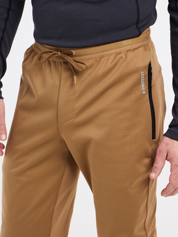 PROTEST Regular Hose 'PRTMACKAYE' in Braun