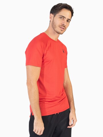 Spyder Λειτουργικό μπλουζάκι σε κόκκινο