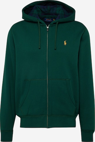 Polo Ralph Lauren Zip Up Hoodie in Dark Green ABOUT YOU