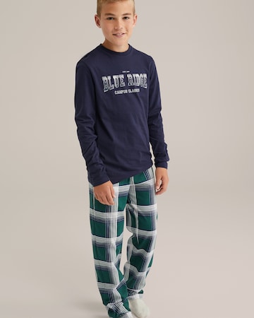 WE Fashion Pajamas in Blue: front