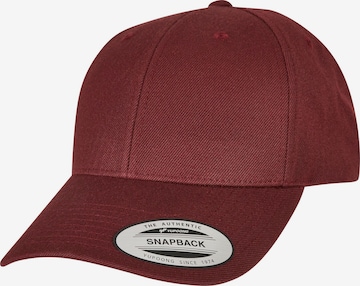 Cappello da baseball di Flexfit in rosso: frontale