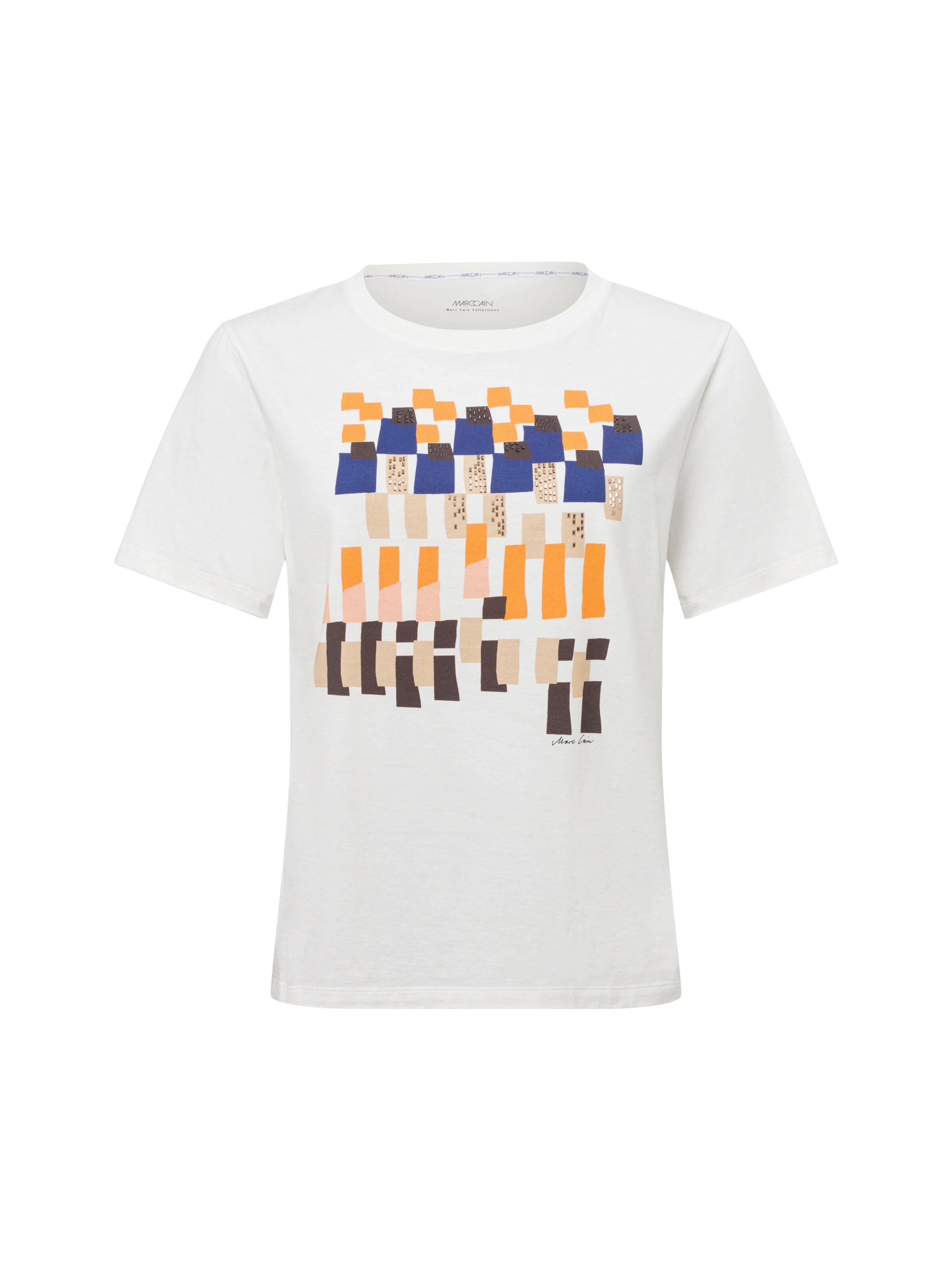 T-shirt Marc Cain en blanc : devant