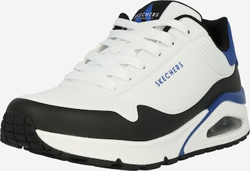 SKECHERS Trampki niskie 'Uno Back Lit' w kolorze biały: przód