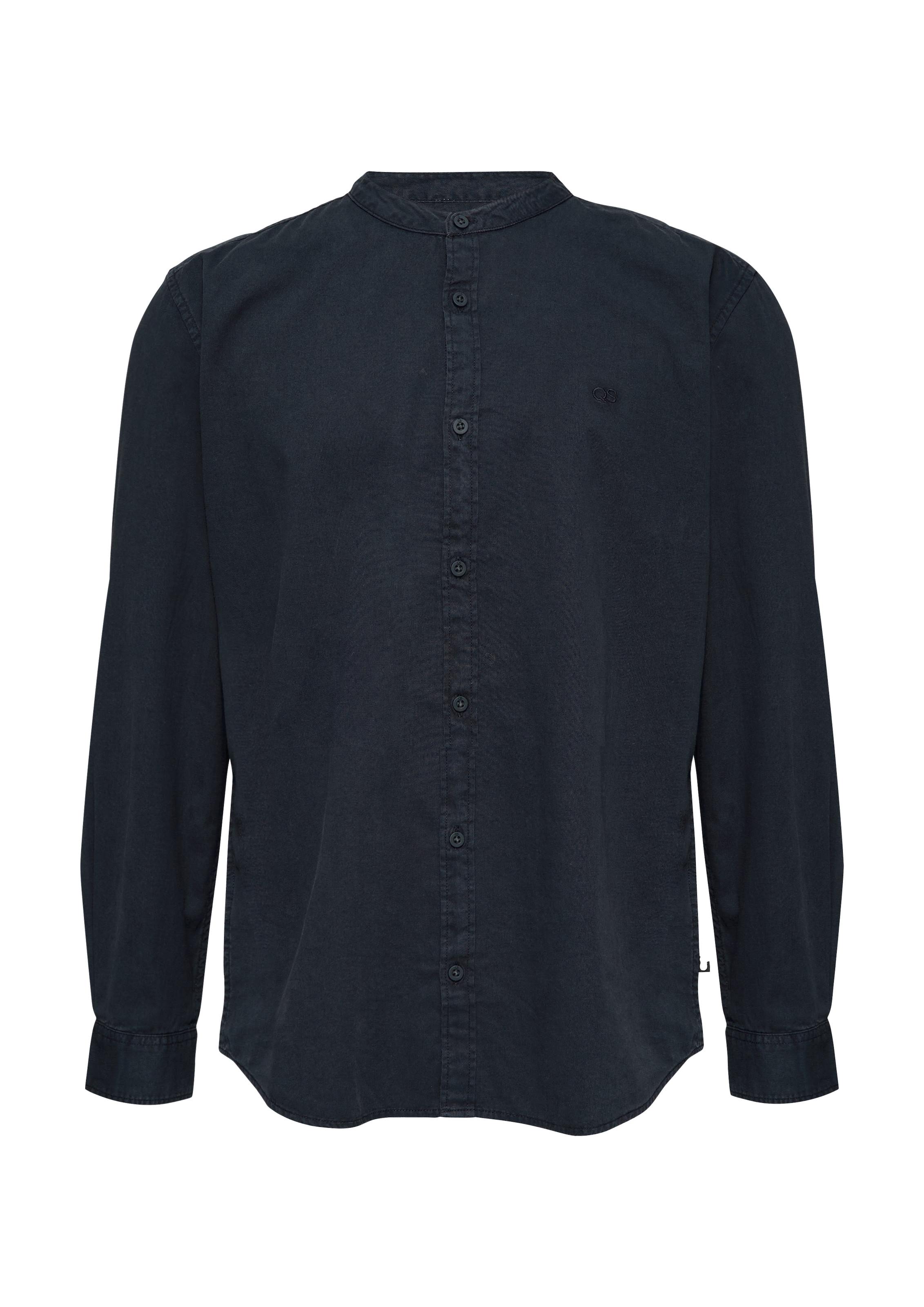 QS Regular Fit Hemd in Blau: Vorderseite