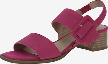 CAPRICE Sandal in Pink: front