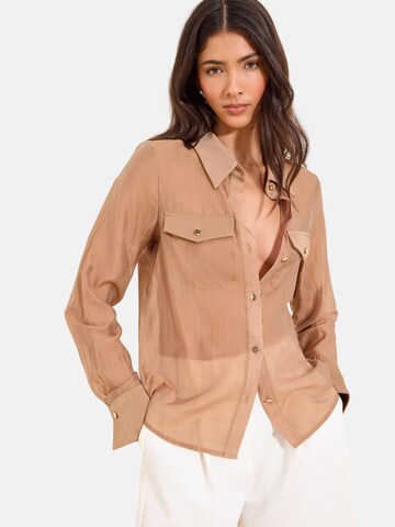 Lipsy Блузка в Коричневый: спереди