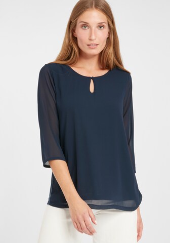 Fransa Blouse 'Zawov 1' in Blauw: voorkant