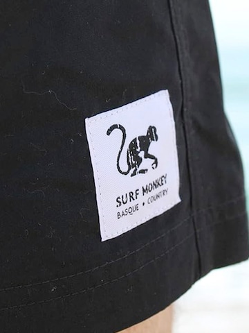 Boardshorts Surf Monkey en noir