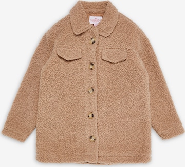 Threadgirls Between-Season Jacket 'Yoga' in Brown: front