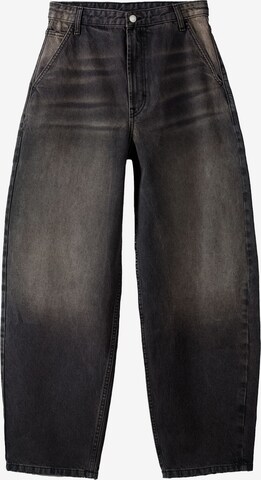 Bershka Jeans in Black: front