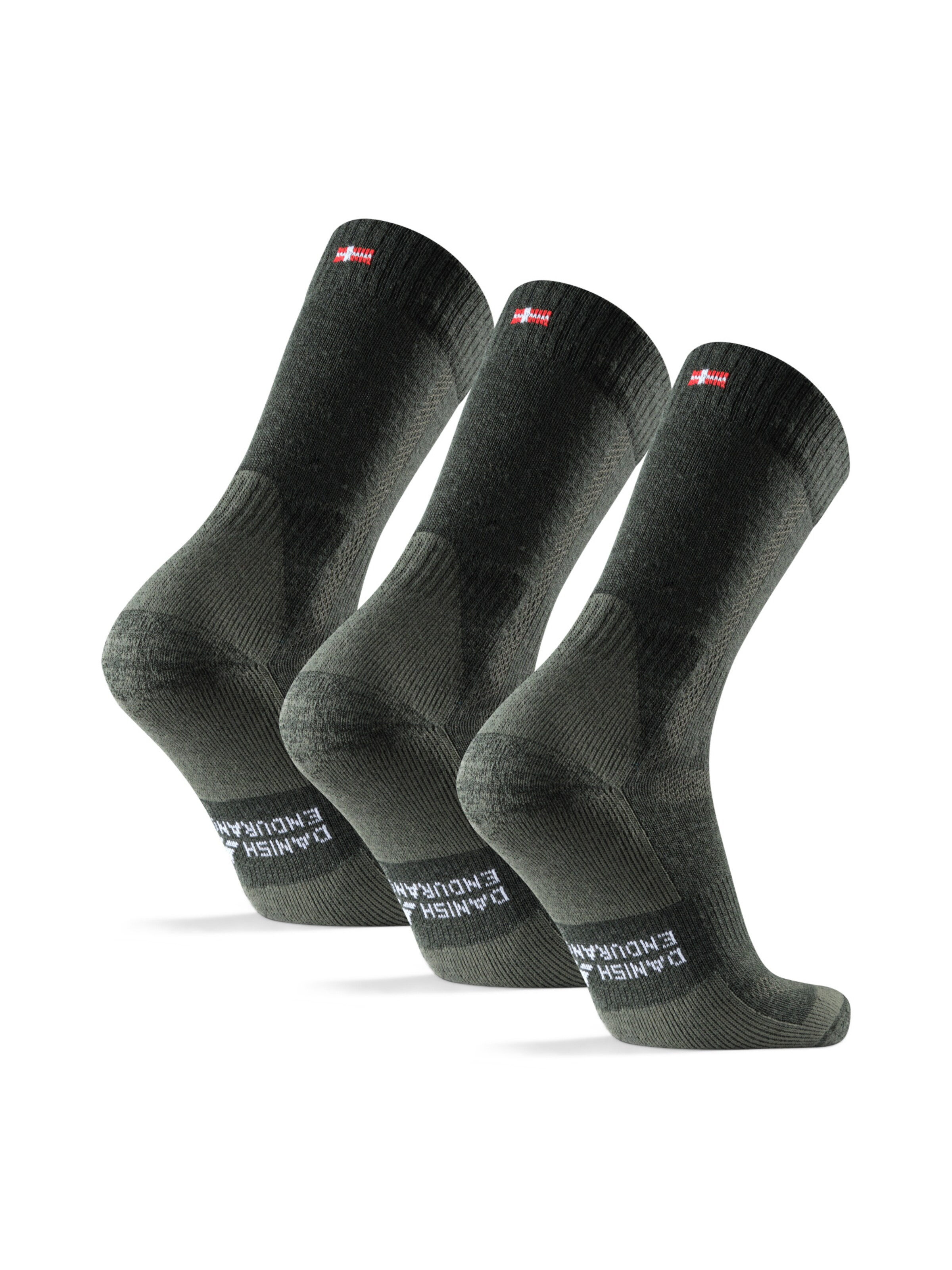 DANISH ENDURANCE Sportssokker 'Hiking Classic' i grøn