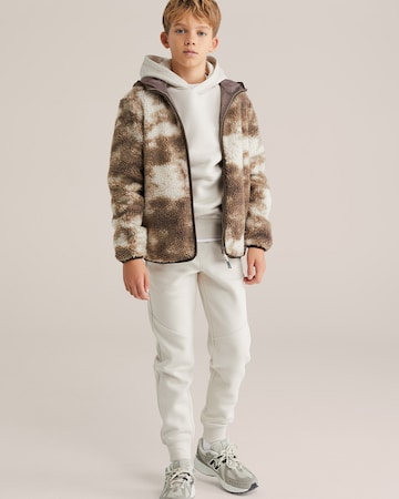 WE Fashion Přechodná bunda – hnědá